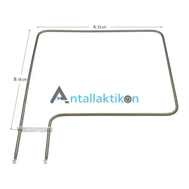 Αντίσταση φούρνου κουζίνας κάτω μέρος 1000W 230V  33,5x37 cm AEG / ELECTROLUX/ ZANUSSI