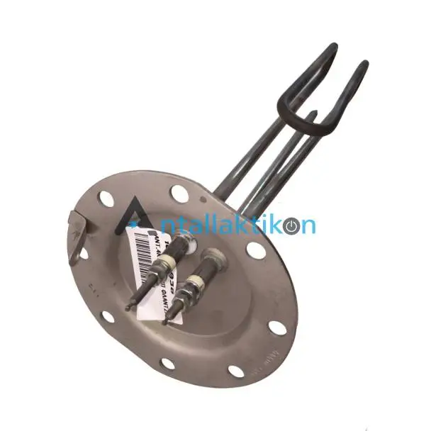 Αντίσταση θερμοσίφωνα 4000W Φ12cm 8 τρύπες Inox με θέση για ανόδιο & θήκη θερμοστάτη