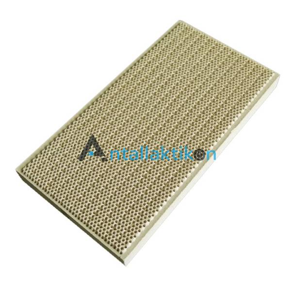 Πλακίδιο κεραμικό καυστήρα αερίου, επαγγελματικού γύρου - ντόνερ Γενικής χρήσης  73 x 161 mm 