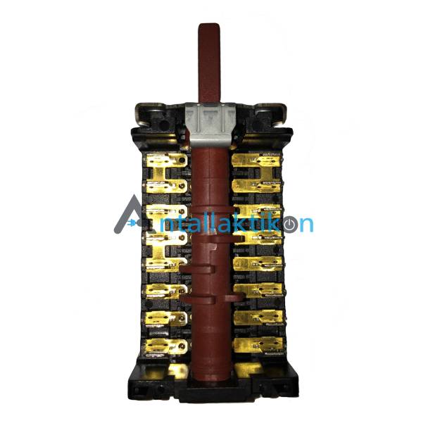 Διακόπτης επιλογής φούρνου κουζίνας 7 Θέσεων 0+6 (8+8 Επαφές) ARCELIK / BEKO 263900054