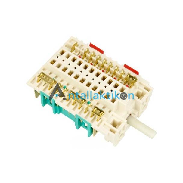 Διακόπτης φούρνου κουζίνας 10 θέσεων (0+9=10) 10+10 επαφών Κ44Α KORTING / GORENJE 726617