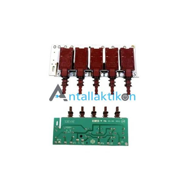 Πληκτροδιακόπτης με πλακέτα απορροφητήρα 4-πλήκτρα GALMAVET