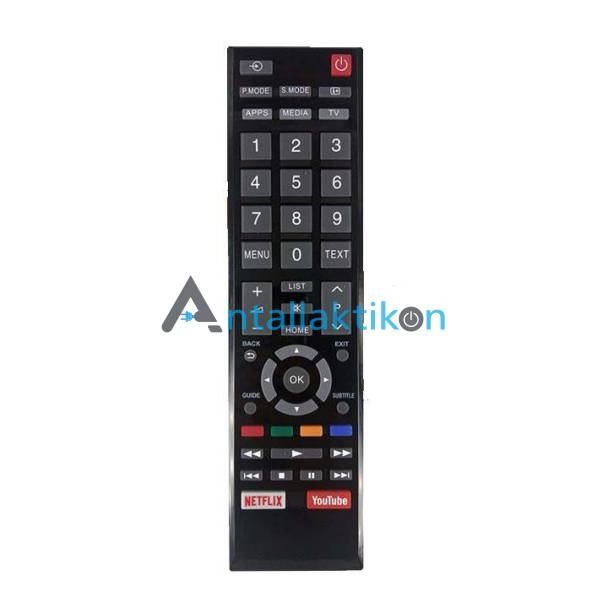 Τηλεχειριστήριο TV γενικής χρήσης συμβατό για TOSHIBA