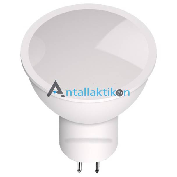 Λάμπα Led spot GU5.3 6W 4000K Θερμού φωτισμού