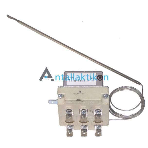 Θερμοστάτης τριφασικός CAEM 50°C- 400°C 6 επαφών με αισθητήρα 23,5cm