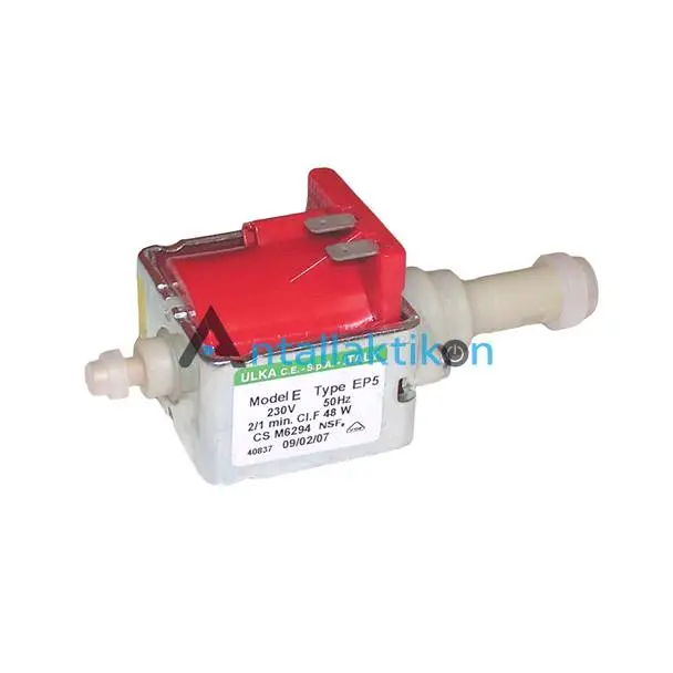 Αντλία νερού ατμοσυστήματος, καφετιέρας & σκούπας 26W 230V 50Hz  Γενικής Χρήσης  VT107088, 5191103300, 00756470, 00757496