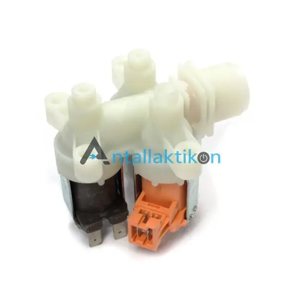 Βαλβίδα εισαγωγής νερού πλυντηρίου ρούχων AEG / ZANUSSI / ELECTROLUX , III (τριπλή) γωνιακή 90° Φ10mm 4071360194