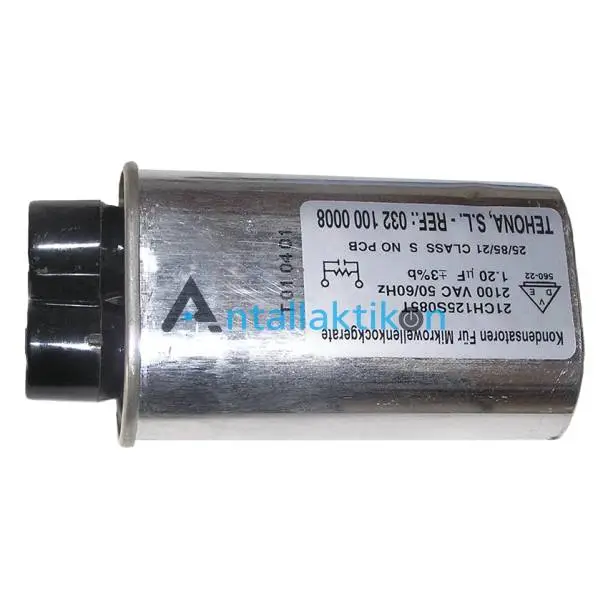 Πυκνωτής φούρνου μικροκυμάτων 1,20μF /2100Volt