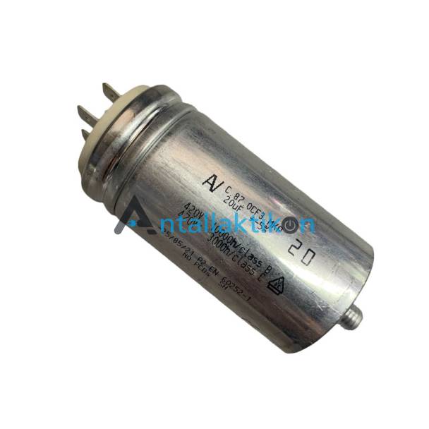 Πυκνωτής λειτουργίας κλιματιστικού 20μF μεταλλικός