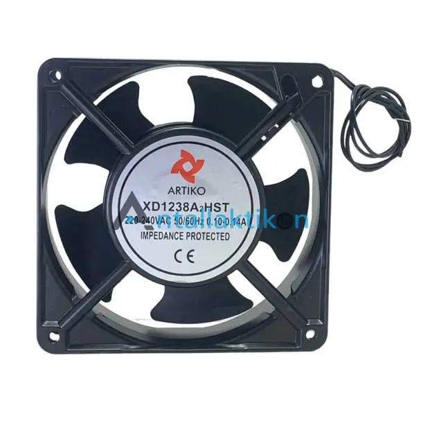 Μοτέρ ανεμιστήρας θαλάμου ψυγείου 12cm x 12cm x 3,8cm 220V