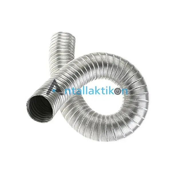 Αεραγωγός Αλουμινίου Εύκαμπτος Βαρέως Τύπου Φ 100 1μέτρο