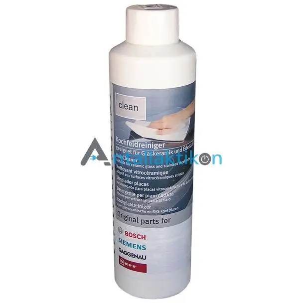 Καθαριστικό κεραμικής εστίας κουζίνας 250ml BOSCH / SIEMENS / PITSOS / NEFF