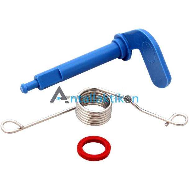 Ελατήριο με σκανδάλη πόρτας σαπουνοθήκης πλυντηρίου ρούχων PITSOS / BOSCH / SIEMENS original 00166630