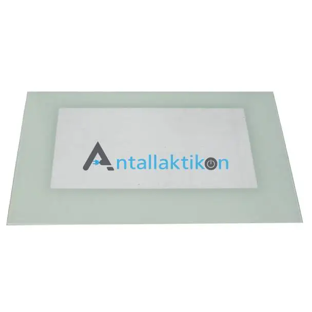 Κρύσταλλο εξωτερικό λευκό 34x57,5cm πόρτας φούρνου κουζίνας 00207775, 00278503, 00208429, 00212364, 00209985, 00208552