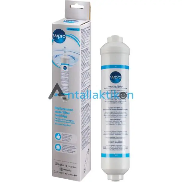 Φίλτρο νερού ψυγείου WPRO εξωτερικό κουμπωτό / Γενικής Χρήσης