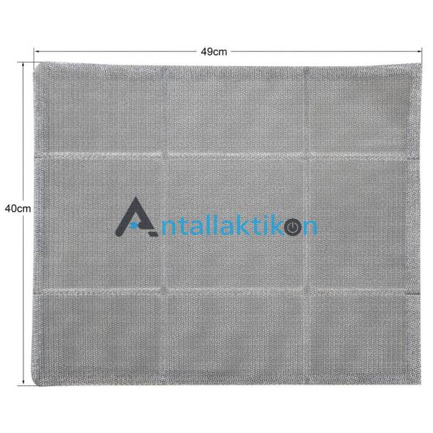 Φίλτρο απορροφητήρα μεταλλικό , που κόβεται 40 x 49 cm Γενικής χρήσης