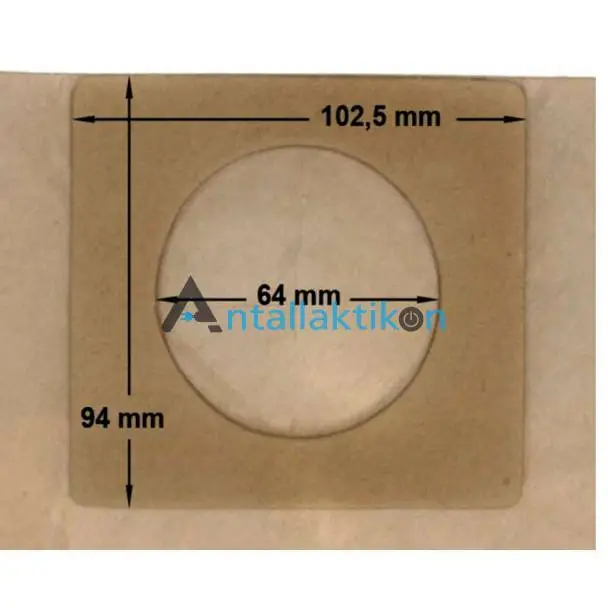 Σακούλες ηλεκτρικής σκούπας LEADER RN.02 KE.06 ROHNSON χάρτινες