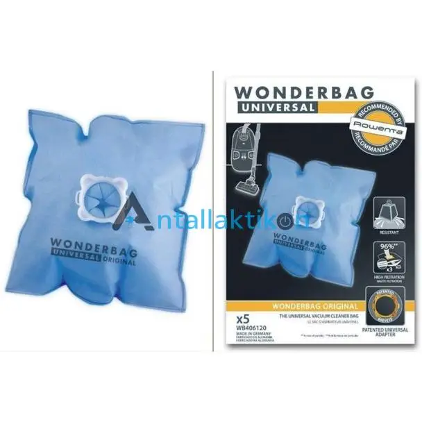 Σακούλες σκούπας ROWENTΑ HYGIENE /SILENCE FORCE Original WB406120 πάνινες