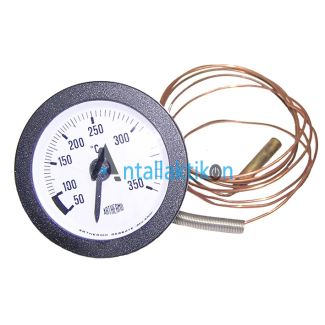 Θερμόμετρο φούρνου +50+350°C Φ60mm πλαστικό με πούρο 1,50m Γενικής Χρήσης Φ55mm