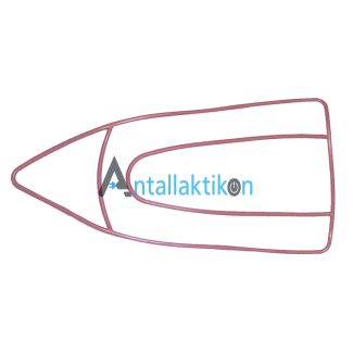 Φλάντζα πλάκας σιδήρου κόκκινη συστήματος σιδερώματος SIMAC / DELONGHI / STIRELLA 