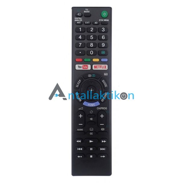 Τηλεχειριστήριο τηλεόρασης τύπου SONY SMART L1370