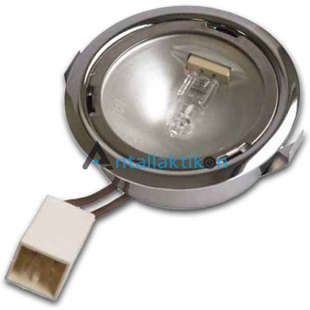Ντουί με Λυχνία Απορροφητήρα Elica 20W , 12V , G4 , Χρώμα inox