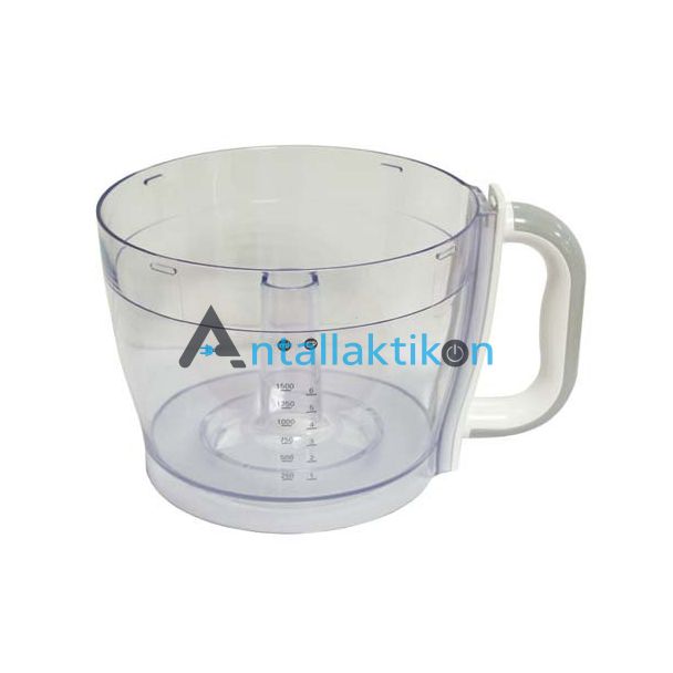 Μπολ μεγάλο πλαστικό νέου τύπου πολυμίξερ KENWOOD FP720 Original KW707608, KW716015
