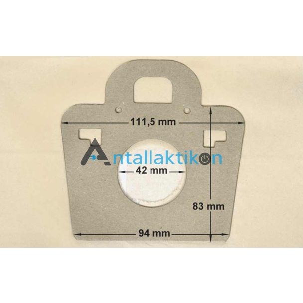 Σακούλες χάρτινες ηλεκτρικής σκούπας Atmosphere  MOULINEX / ROTARY