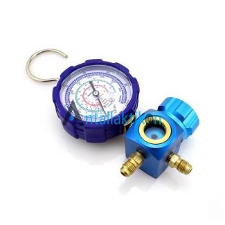 Κάσα μονή με βάνα & μανόμετρο χαμηλής πίεσης κομπλέ R22, R410, R404, R134 Γενικής Χρήσης