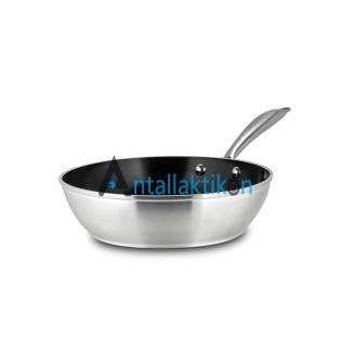 Τηγάνι βαθύ 26cm με ανοξείδωτη λαβή και αντικολλητική κεραμική επίστρωση ELEGANCE NAVA
