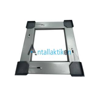 Βάση κουζίνας , πλυντηρίου , ψυγείου με ρόδες inox τετράγωνη (ρυθμιζόμενη)