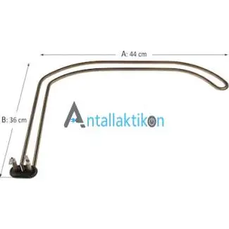 Αντίσταση πλυντηρίου πιάτων GORENGIE / KORTING /CANDY 44 x 36cm 1800W 155802