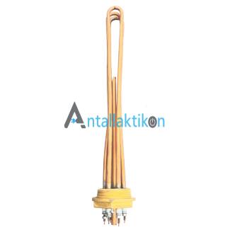 Αντίσταση χαλκού 2'' 45cm με θήκη θερμοστάτη 9000W