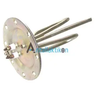 Αντίσταση θερμοσιφώνου 1.5kw φλάντζας με 8 τρύπες Φ12, κοντό σωλήνα