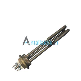 Αντίσταση inox 1" + 1/4, 2KW, 23x5x5cm με θήκη θερμοστάτη επαγγελματικών συσκευών