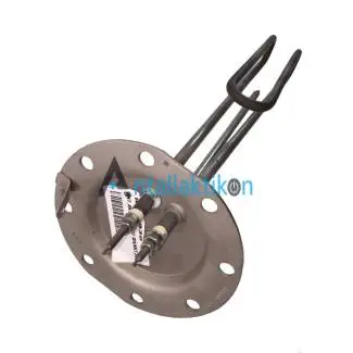 Αντίσταση θερμοσίφωνα 4000W Φ12cm 8 τρύπες Inox με θέση για ανόδιο & θήκη θερμοστάτη