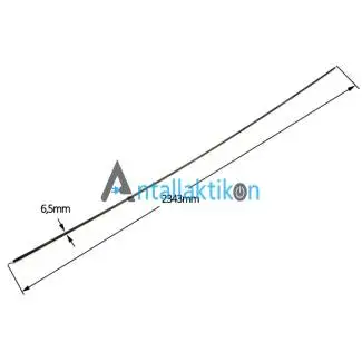 Αντίσταση ευθύγραμμη 2300W 220V Φ6,5mm 232cm, 234,3cm Γενικής Χρήσης