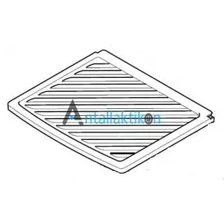 Πλάκα τοστιέρας DELONGHI CG134 28,7 x 22,5cm Original 7079104100
