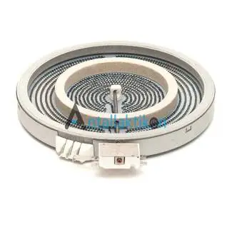 Εστία κουζίνας κεραμική διπλή 2200W , 750W Φ23cm , Φ14,2cm 5 άκρα Γενικής Χρήσης