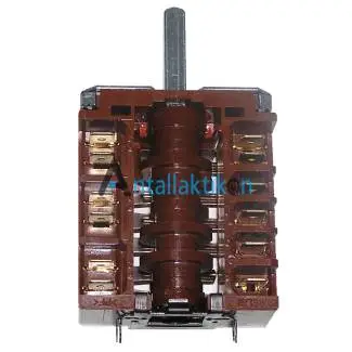 Διακόπτης επιλογής φούρνου κουζίνας 3 θέσεων με τρύπα για θερμοστάτη γενικής χρήσης