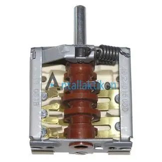 Διακόπτης πορσελάνης εστίας κουζίνας 3 + 2 επαφές - 4 θέσεις Γενικής χρήσης