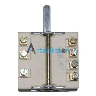 Διακόπτης πορσελάνης εστίας κουζίνας 4 Θέσεων , 3+4 επαφές γενικής χρήσης