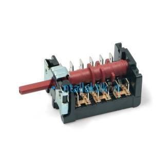 Διακόπτης επιλογής φούρνου κουζίνας 6 θέσεων (0+5 θέσεων) 6+6 επαφές SCHAUB LORENZ \VESTEL \AMICA \ΒΕΚΟ \Γενικής χρήσης