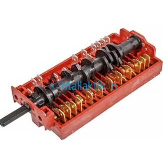 Διακόπτης επιλογής φούρνου 0+7=8 θέσεων, 8+12 επαφών PITSOS / BOSCH / SIEMENS Original 00615757