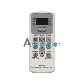 Τηλεχειριστήριο κλιματιστικού ΚΤ-Ε02 4000ΚΑ UNIVERSAL με 4000 κωδικούς και αυτόματο ψάξιμο