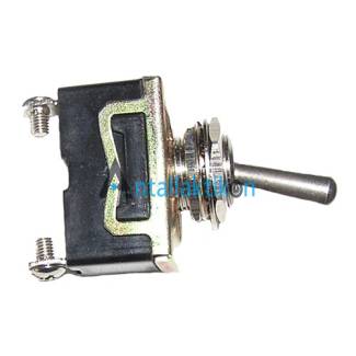 Διακόπτης ON-OFF με λεβιέ μεταλλικός 2-επαφών