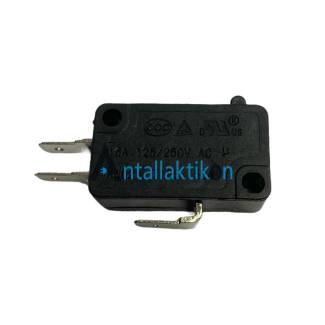 Διακόπτης -Μικροδιακόπτης με επαναφορά 3 επαφών 16A 250V ευαίσθητος