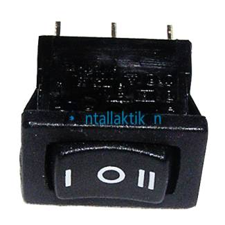 Διακόπτης ON/OFF/ON 3 επαφών 3A/220V Γενικής Χρήσης