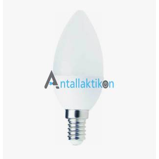 Λάμπα κερί LED 7W 600LM E14 6500K