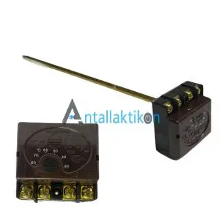 Θερμοστάτης θερμοσιφώνου 4 επαφών 20A μακρύ πούρο